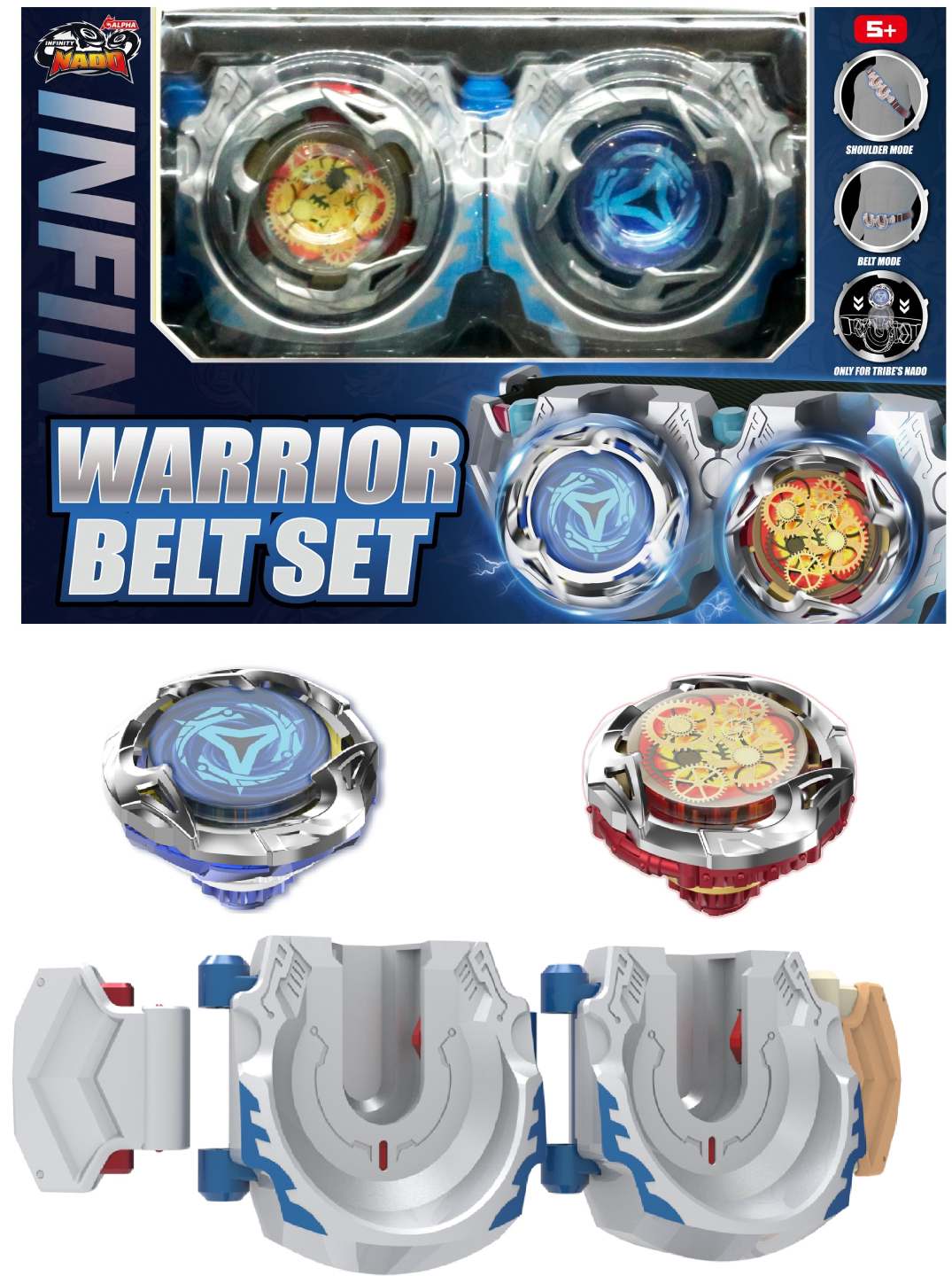 Набір дзиг Infinity Nado VII Belt set Storm Slash, Inferno Wheel (EU664171)